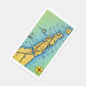 Door County Map Guest Towels (コーナー)