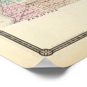 Door County、Sturgeon Bay、Jennyの地図 ポスター (角)