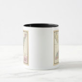 Door County、Sturgeon Bay、Jennyの地図 マグカップ (中央)