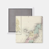 Door County、Sturgeon Bay、Jennyの地図 マグネット (正面/裏面)