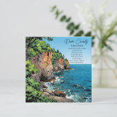 Door County, Wisconsin Illustration and Poem (スタンド正面)