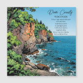 Door County, Wisconsin Illustration and Poem (正面)
