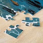 Door County, Wisconsin Illustration and Poem ジグソーパズル (側面)