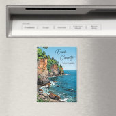 Door County, Wisconsin Illustration Lake Michigan マグネット (インサイチュ (食洗機))