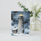 Door County, Wisconsin | Winter Poem ポストカード (スタンド正面)