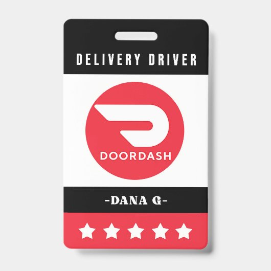 Door Dash バッジ (正面)