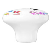 Door Knob Butterfly セラミックノブ (側面)