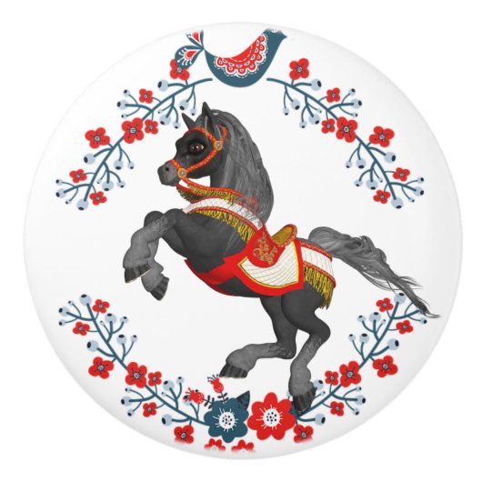 Door Knob Horse セラミックノブ (正面)