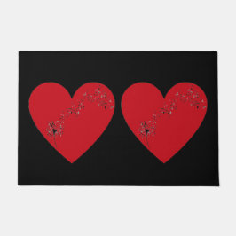 Door Matのハートの音符 ドアマット