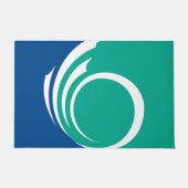 Door Mat with Flag of Ottawa, Canada ドアマット (正面)