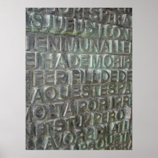 Door of the Sagrada Familia, Barcelona ポスター