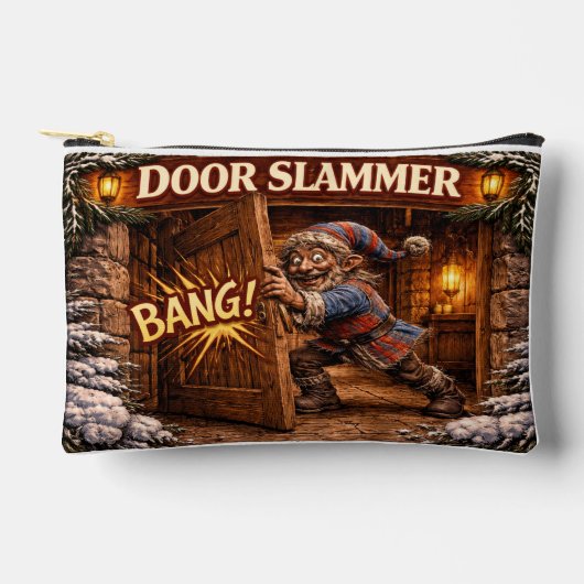 Door Slammer Icelandic Yule Lad  アクセサリーポーチ (正面)