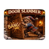 Door Slammer Icelandic Yule Lad  マグネット (横)