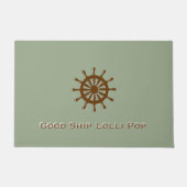 Doormat - Brown Helm with Name ドアマット (正面)