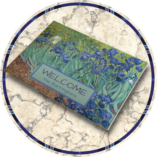 DOORMAT - Irises by Vincent van ゴッホ ドアマット
