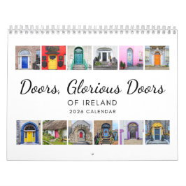 Doors of Ireland 2026 Calendar カレンダー