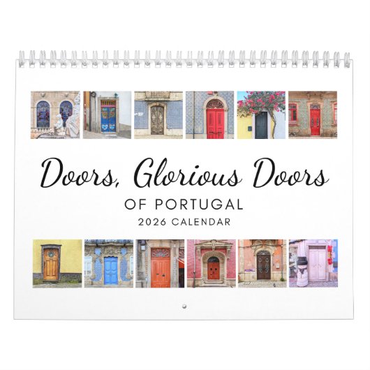 Doors of Portugal 2026 Calendar カレンダー (カバー)