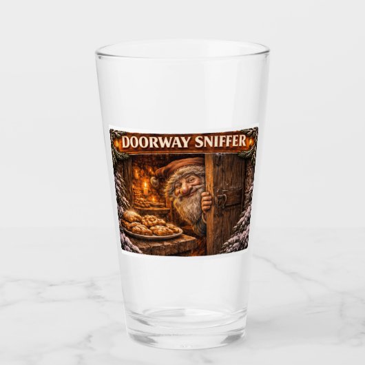 Doorway Sniffer Icelandic Yule Lad タンブラーグラス (正面)