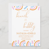 Dopamine Bridal Shower Brunch 招待状 (正面)