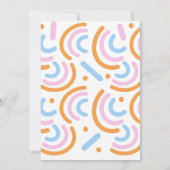 Dopamine Bridal Shower Brunch 招待状 (裏面)