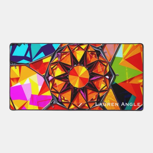 Dopamine Decor Mosaic Mirror Large デスクマット (正面)