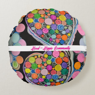 "Dopamine Decor" Throw Pillow ラウンドクッション