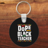 Dope Black Teacher キーホルダー (正面)