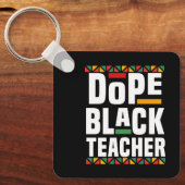 Dope Black Teacher キーホルダー (正面)