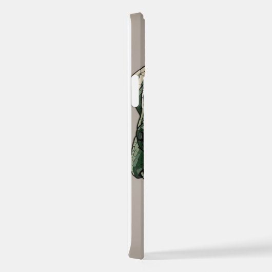 Dope Dog Mosaic Phone Case - Abstract Vibe Pet Art iPhoneケース (右側面)