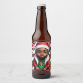 Dope Santa Beer Bottle Label ビールラベル (正面)