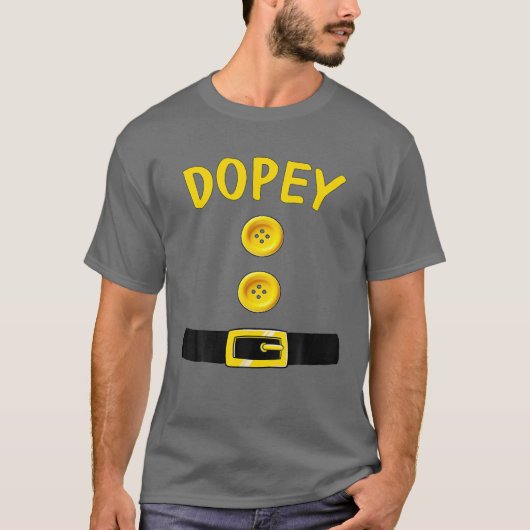 Dopey Dwarf Halloween Costume Color Family Matchin Tシャツ (正面)