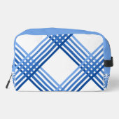 Dopp Kit - Blue Stripes Crossed Diagonally ドップキット (裏面)