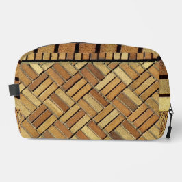 Dopp Kitt – オレンジ色のレンガ模様 ドップキット