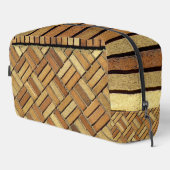 Dopp Kitt – オレンジ色のレンガ模様 ドップキット (右コーナー)