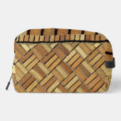 Dopp Kitt – オレンジ色のレンガ模様 ドップキット (裏面)