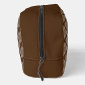 Dopp Kitt – 茶色の織り込みダイヤモンド ドップキット (右)