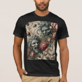 Doppelganger Malevolence – Gothic Wearable Art Tシャツ (正面)