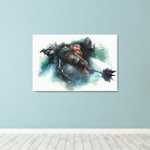 Dora、Bombur、Oinの図 キャンバスプリント (インサイチュ (ウッドフロア))