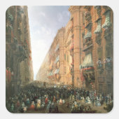 Dora Grossa経由でコーパスクリスティの行列， T スクエアシール (正面)