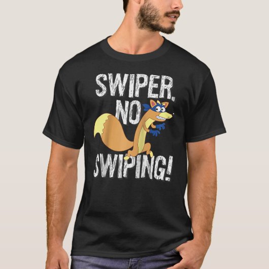 Dora the Explorer Swiper No Swiping Fox Raglan Bas Tシャツ (正面)