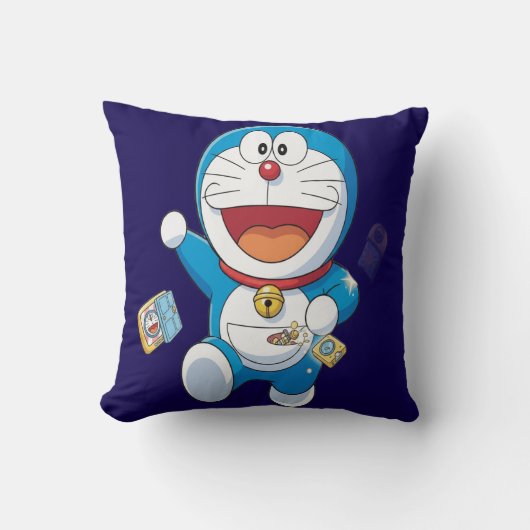 Doraemon Pillow – Fun & Gadget Style クッション (正面)