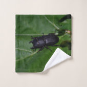 Dorcus paralllipipedus 、レッサークワッド バスタオルセット (ウォッシュタオル)