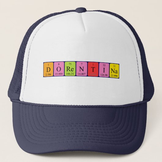 Dorentina定期的なテーブル名hat キャップ (正面)