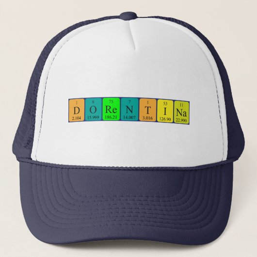 Dorentina定期的なテーブル名hat キャップ (正面)