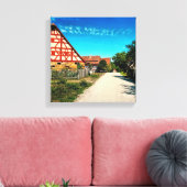 Dorfstraße キャンバスプリント (インサイチュ (リビング))