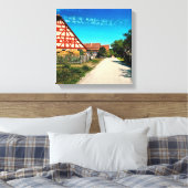 Dorfstraße キャンバスプリント (インサイチュ (寝室))