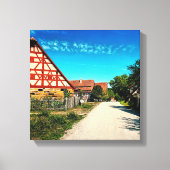 Dorfstraße キャンバスプリント (正面)