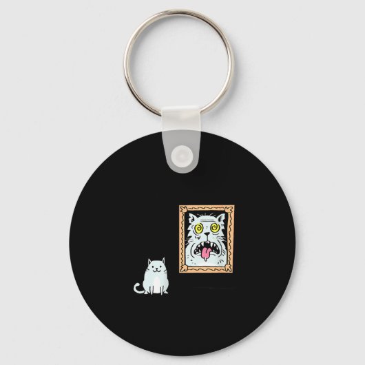 Dorian Gray's Cat Teeshirt From Skunkbear  キーホルダー (正面)
