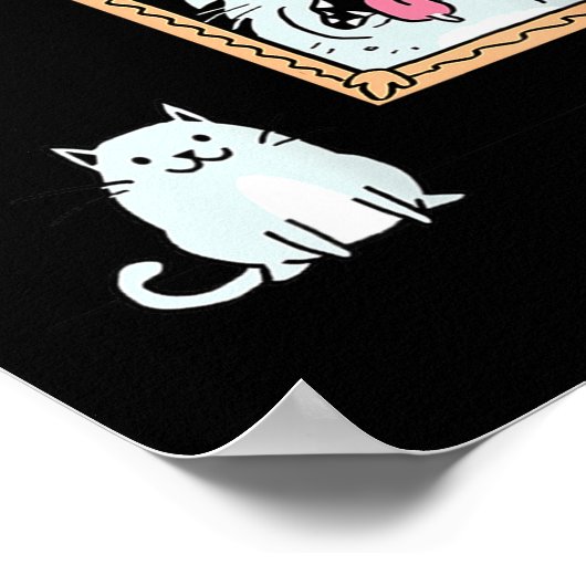 Dorian Gray's Cat Teeshirt From Skunkbear  ポスター (角)