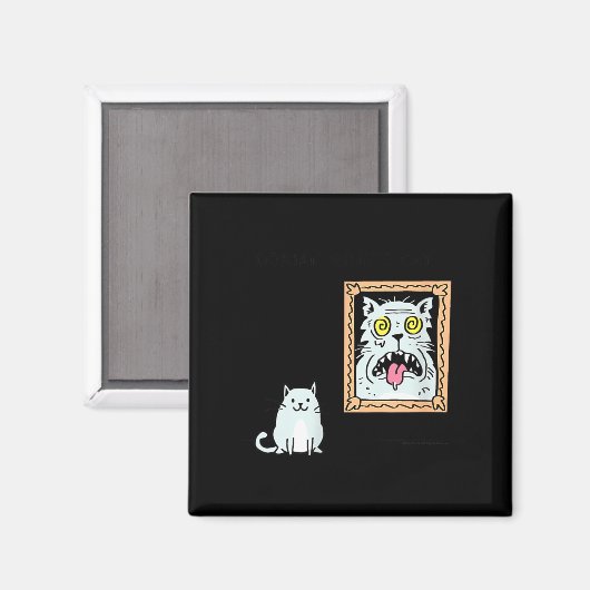 Dorian Gray's Cat Teeshirt From Skunkbear  マグネット (正面/裏面)